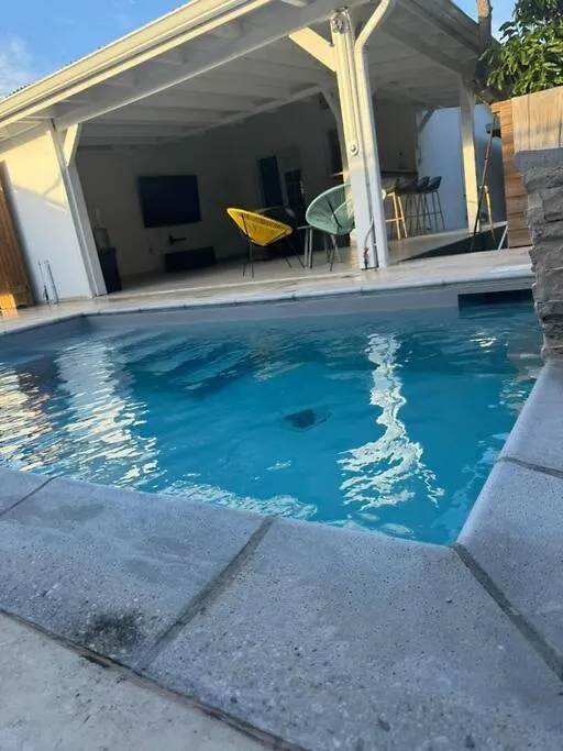 Kay Ti'Bambou - Agreable Maison Avec Piscine Sainte-Luce
